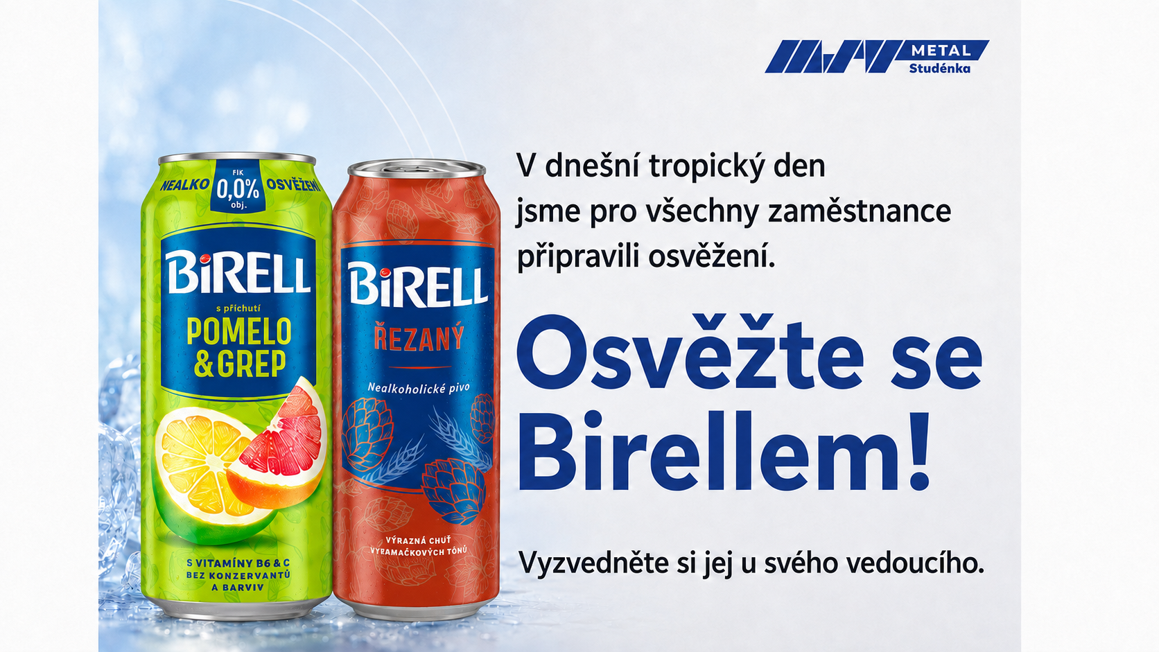 OSVĚŽENÍ PRO ZAMĚSTNANCE