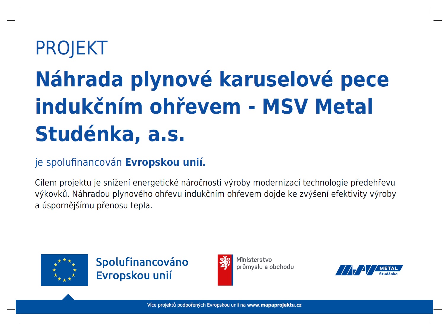 Náhrada plynové karuselové pece